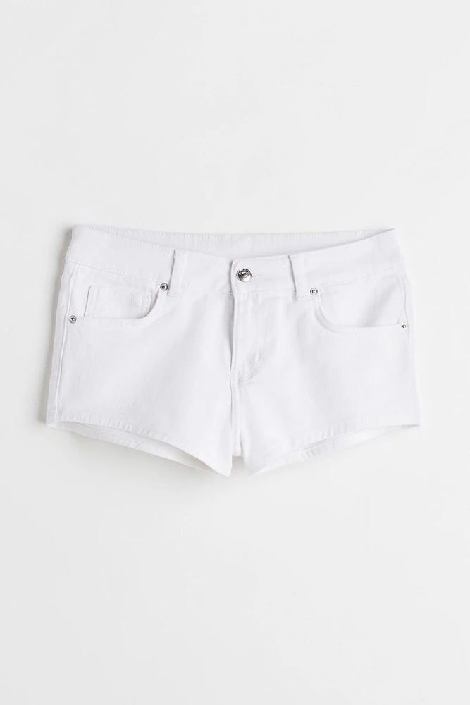 Low Waist Twill Shorts