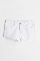 Low Waist Twill Shorts