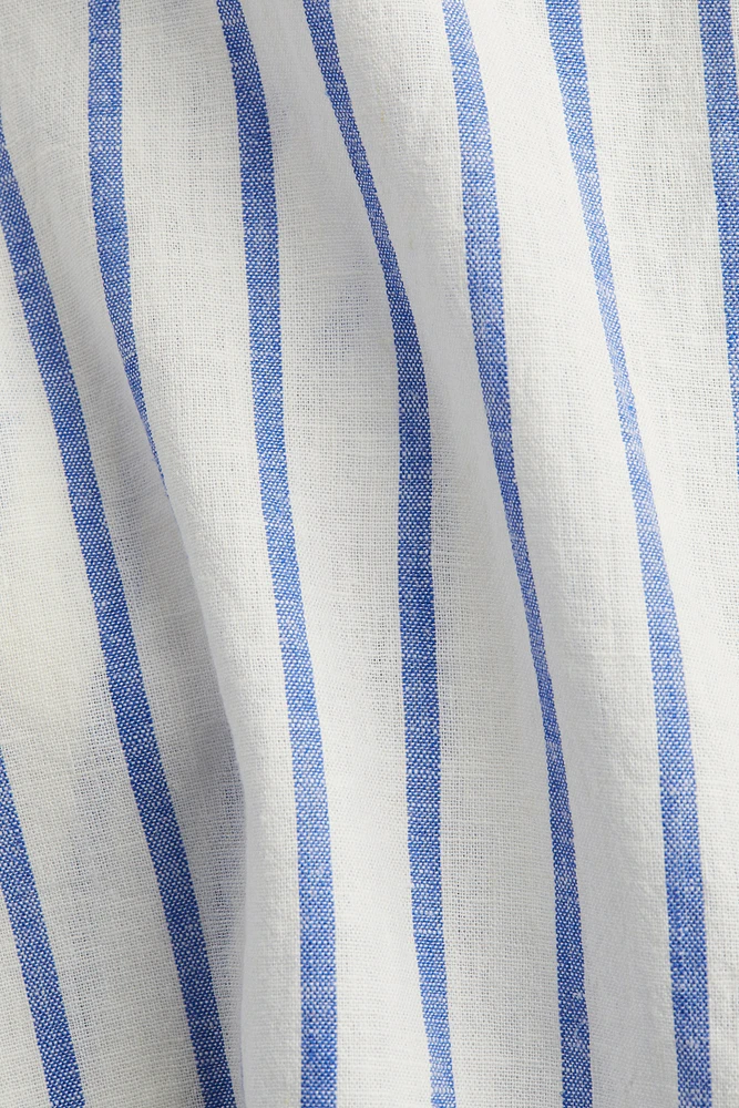 Chemise en lin mélangé