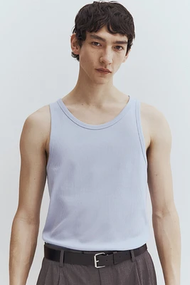 Slim Fit Ribbed Tank Top