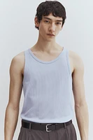 Slim Fit Ribbed Tank Top