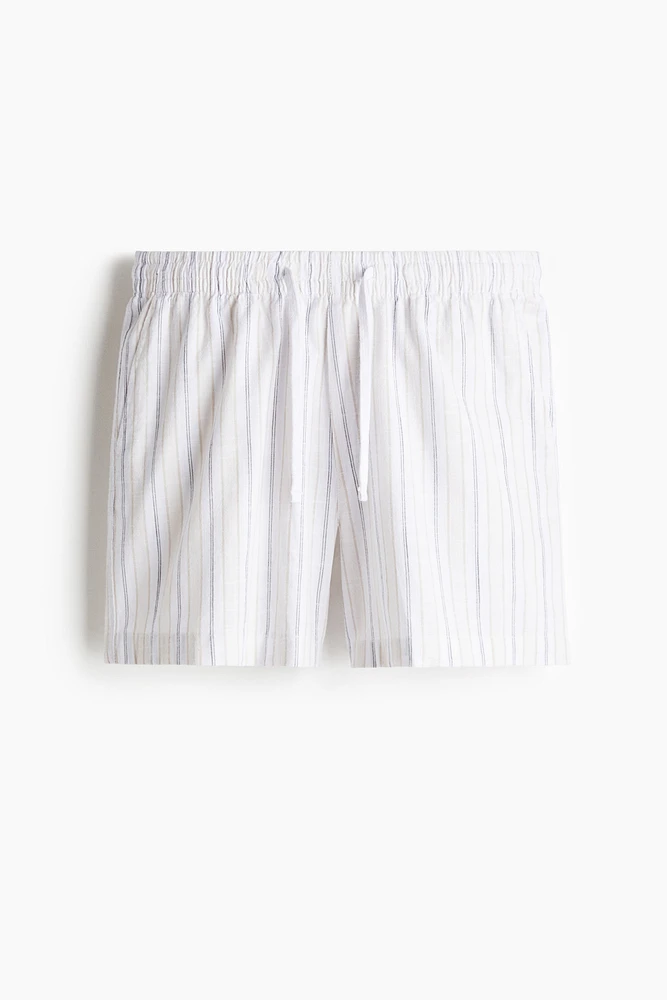 Chemise et short de pyjama en coton