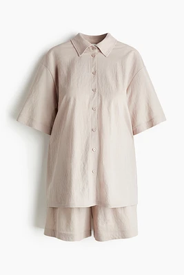 MAMA 2-Piece Shirt and Shorts Set