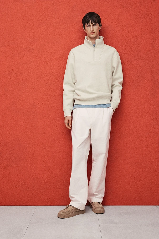 Regular Fit Half-Zip Sweatshirt