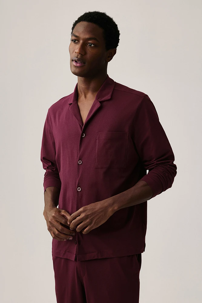 Relaxed Fit Cotton Jersey Pajamas