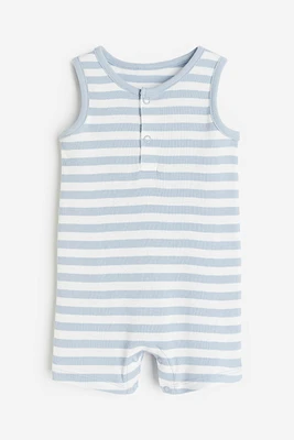 Ribbed Romper Suit