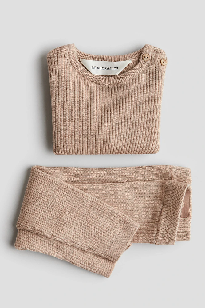 2-piece Merino Wool Set