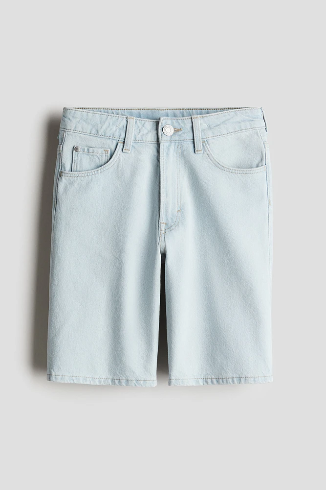 Short ample en denim