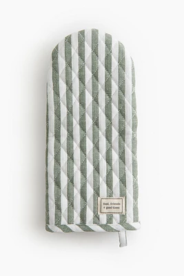 Striped Oven Mitt