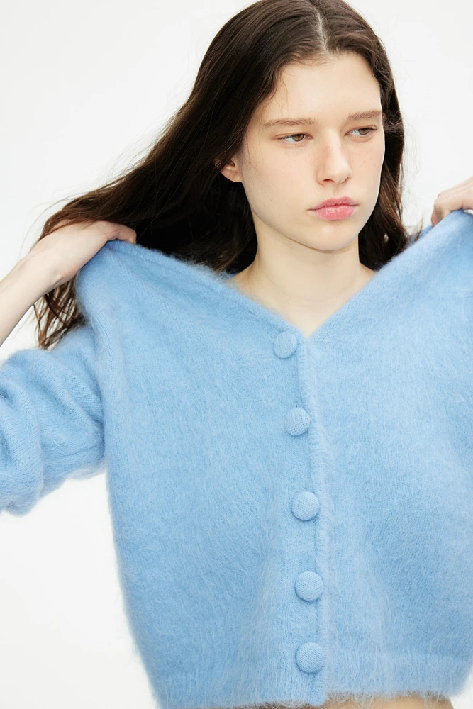Gilet en mohair mélangé