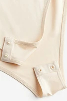 Bead-detail Bodysuit