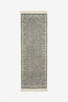 Patterned Rug with Fringe