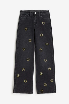 Wide Leg Low Jeans