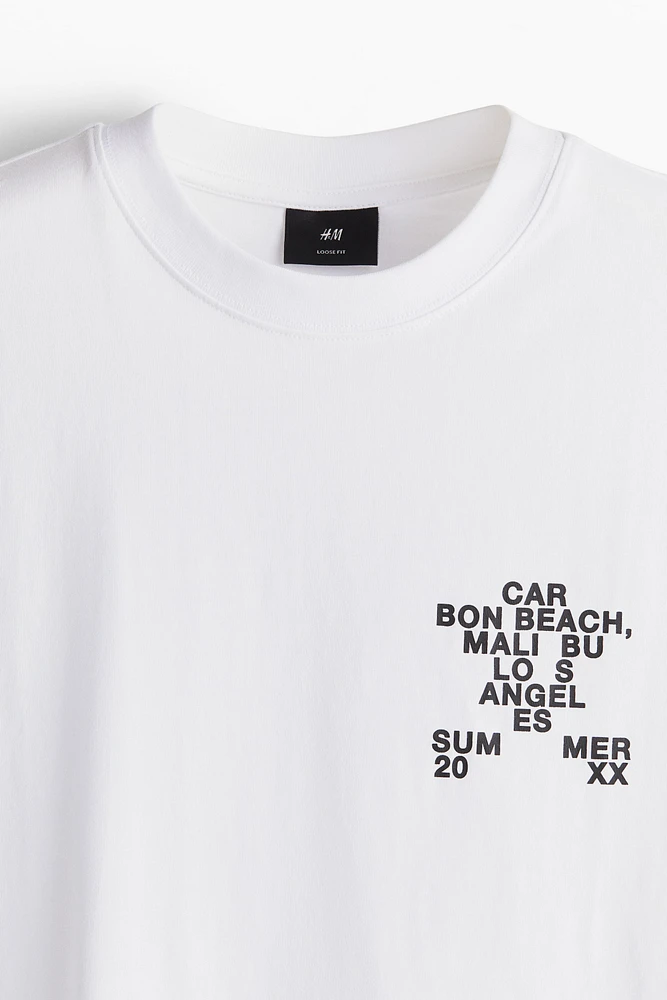 Loose Fit Printed T-shirt