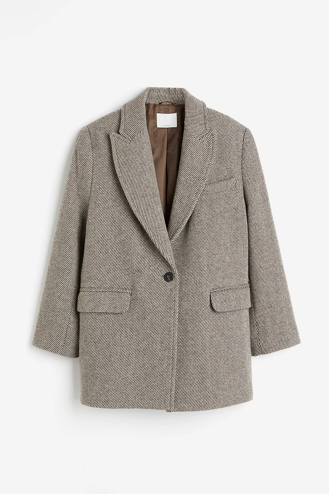 Wool-blend Blazer