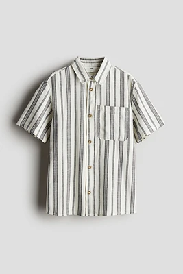 Short-sleeved Cotton Shirt
