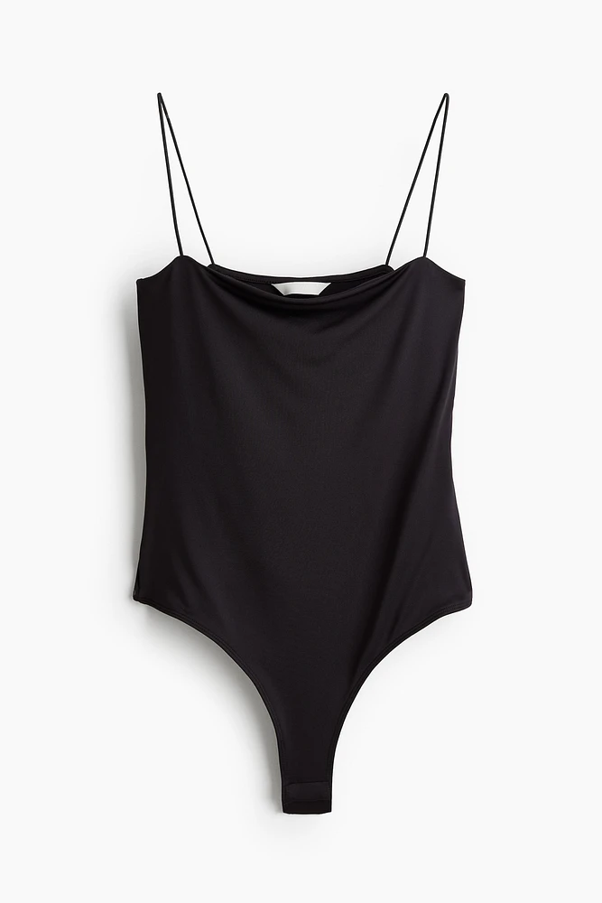 Bodysuit with Extra-narrow Shoulder Straps