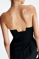 Spangled Hourglass Bandeau Dress