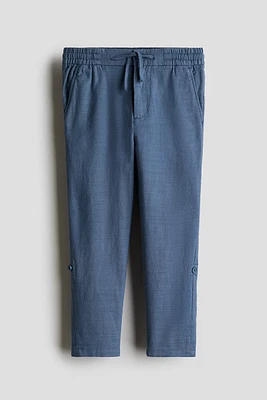 Cotton Roll-Up Chinos