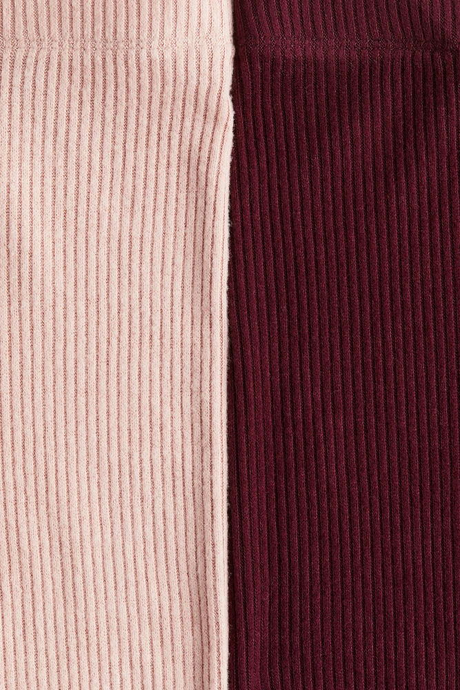 2-pack Rib-Knit Leggings