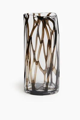 Grand vase en verre