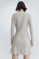 MAMA Rib-Knit Dress