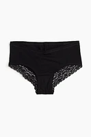 MAMA 5-pack Lace-trimmed Cotton Hipster Briefs