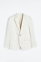 Regular Fit Linen Jacket