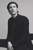 Skinny-Fit Single-Breasted Jacket