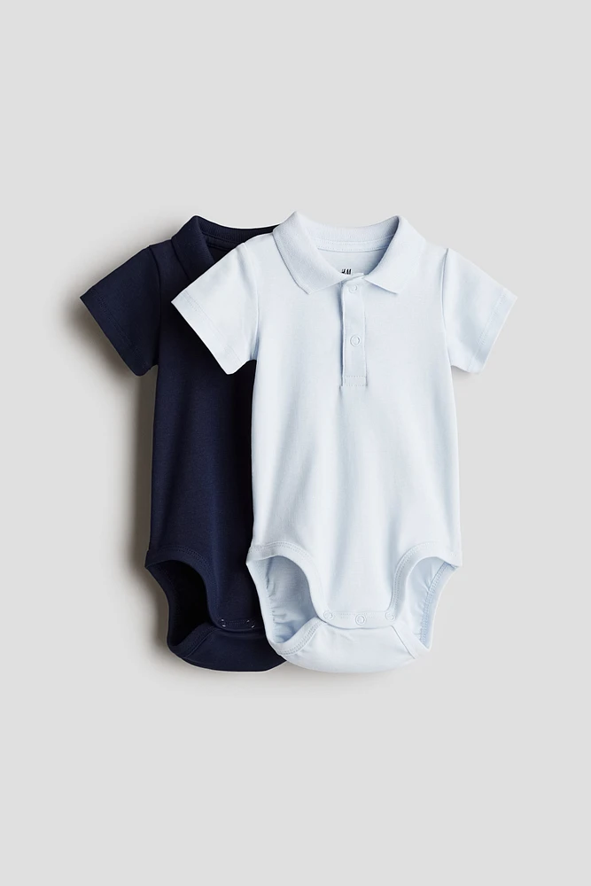 2-pack Pointelle Bodysuits