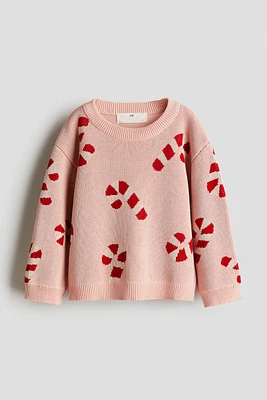 Patterned Cotton Sweater