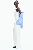 Pantalon en lin mélangé