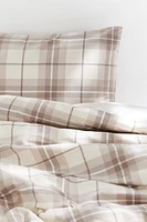 Twin Flannel Duvet Cover Set