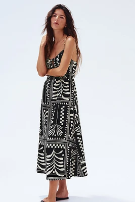 Crinkled Jersey Dress