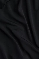 Draped cropped top