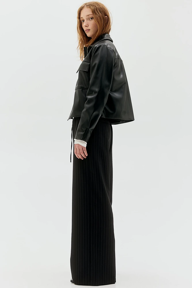 Pantalon en sergé avec cordon de serrage