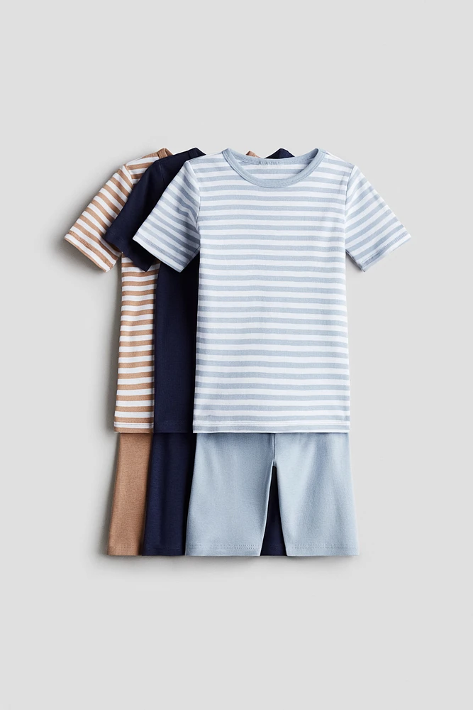 3-pack Snug Fit Cotton Pajamas