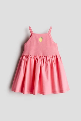 Robe avec détail imprimé