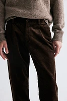 Regular Fit Corduroy Pants