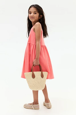 Robe en jersey de coton