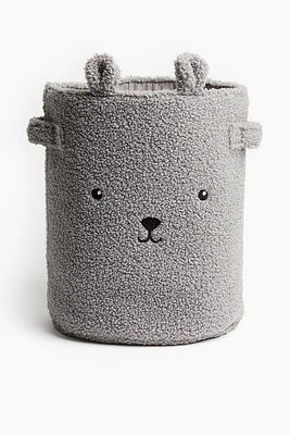 Teddy Fleece Storage Basket