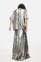 Sequined Maxi Skirt