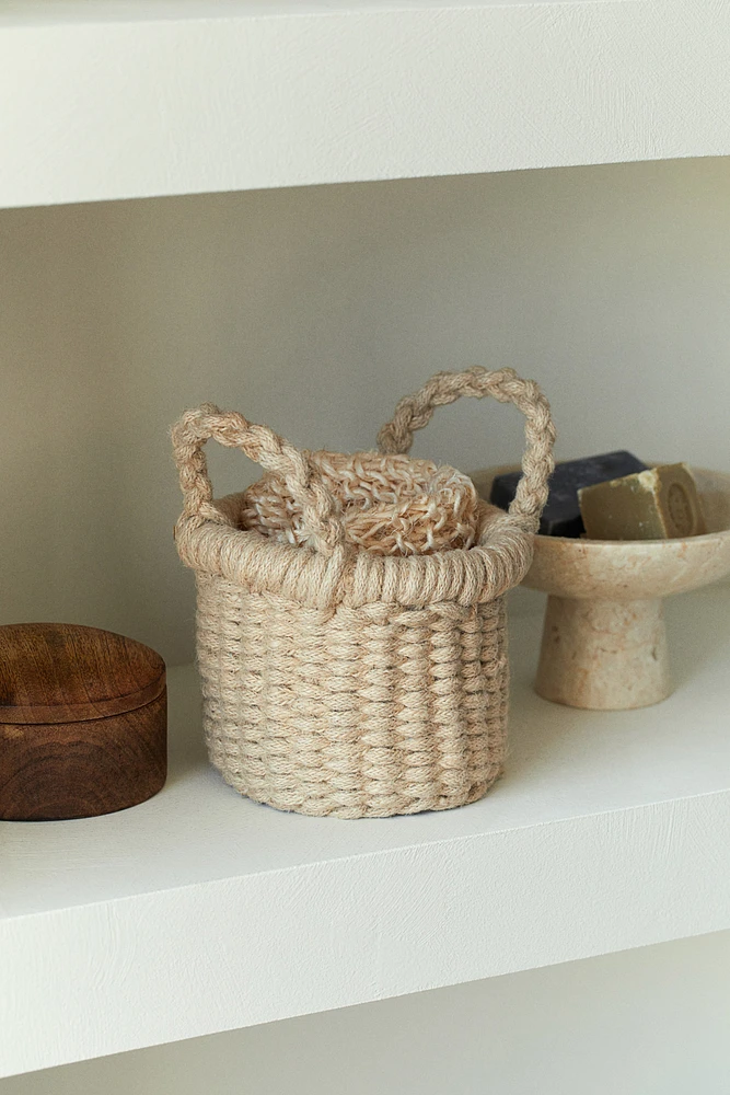 Panier de rangement en jute