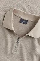 Regular Fit Half-zip Polo Shirt