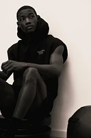 Loose Fit Sleeveless Sports Hoodie