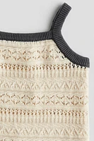 Crochet-Look Dress