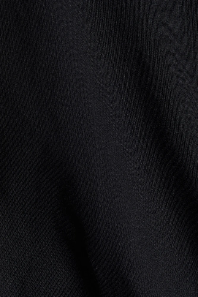 T-Shirt Dress with Shoulder Pads