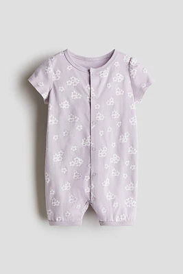 Patterned Pajama Jumpsuit