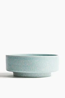 Reactive-glaze Stoneware Serving Bowl
