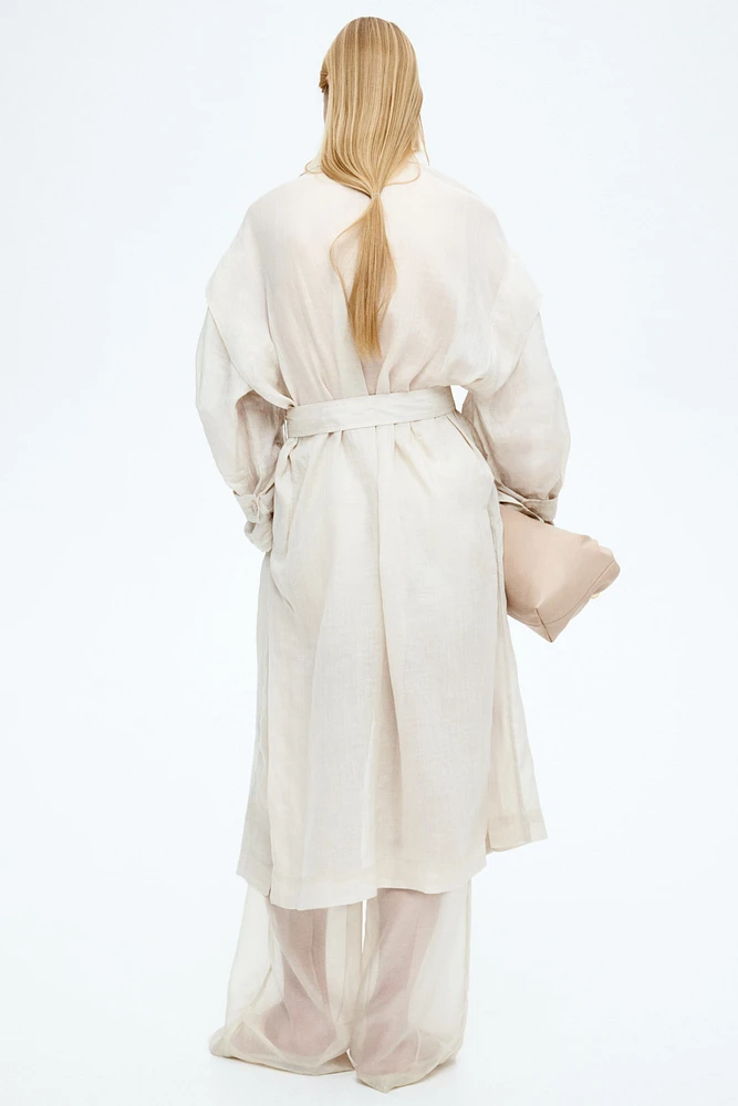 Ramie Trench Coat